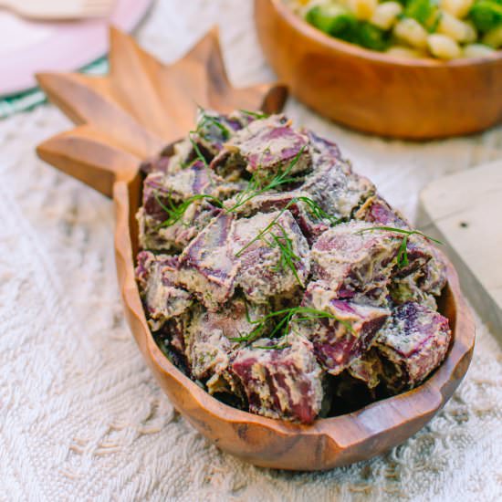 Purple Sweet Potato Salad