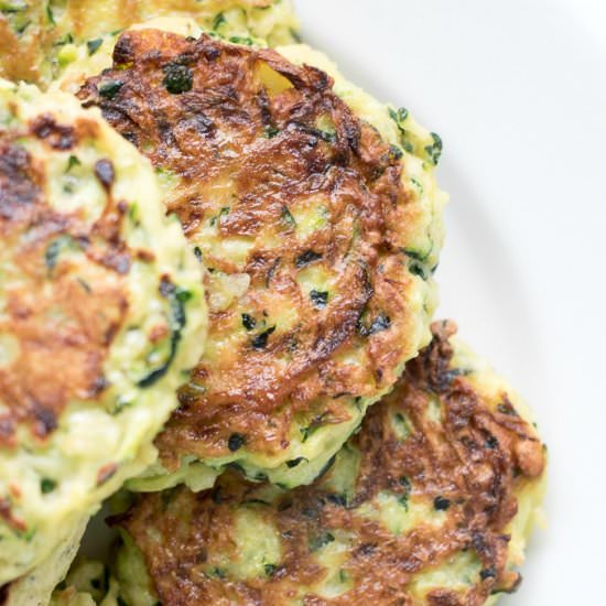 Homemade Zucchini Fritters