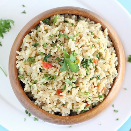 Herb and Vegetable Rice