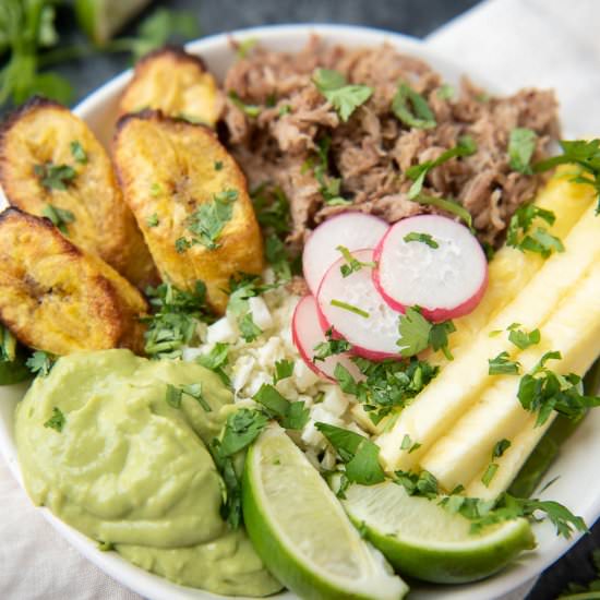 Whole30 Pork and Pineapple Bowls