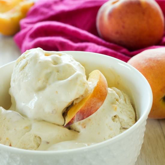 Peach ice Cream
