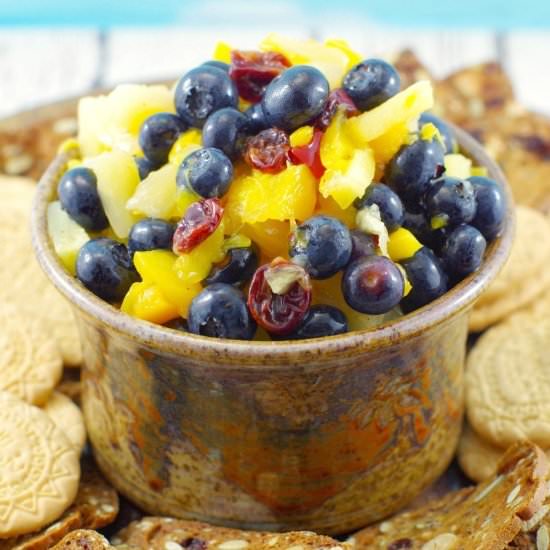 Peach Pineapple Fruit Salsa