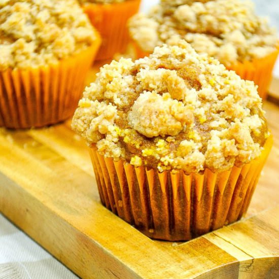 Pumpkin Streusel Muffins