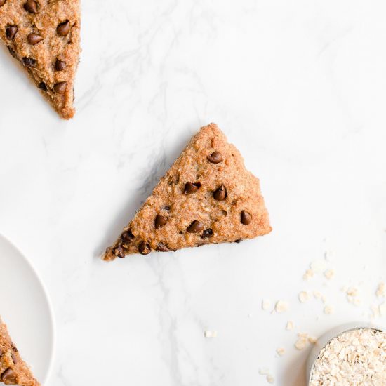 Oatmeal Chocolate Chip Scones