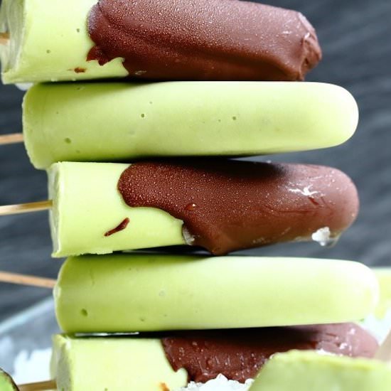 Keto Avocado Popsicles