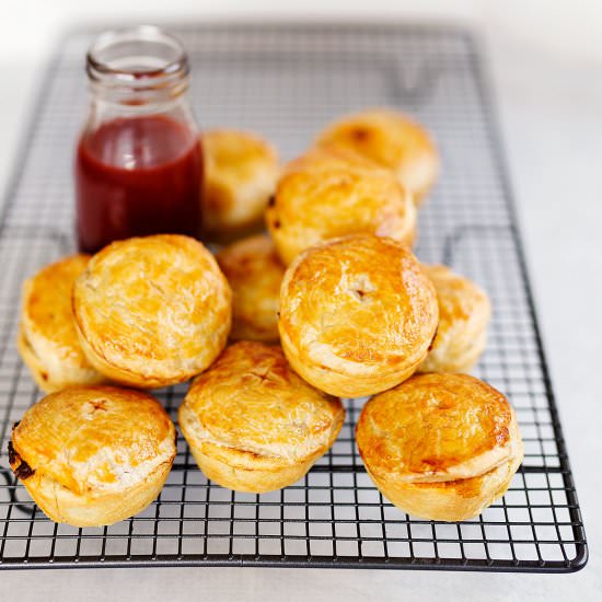 Beef & Mushroom Party Pies