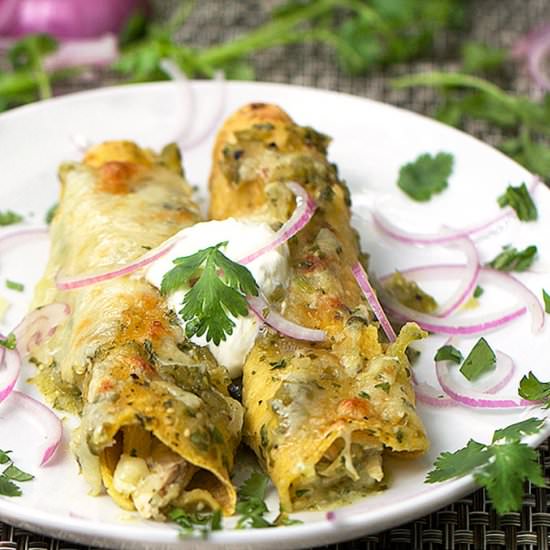 Chicken Enchiladas Verdes