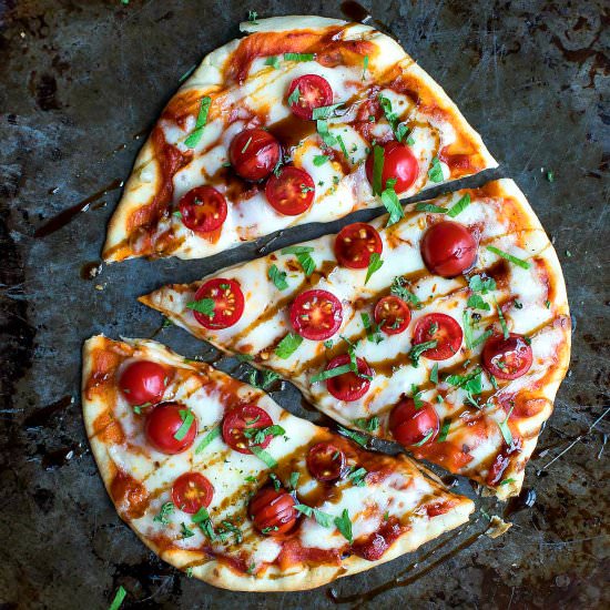 Margherita Flatbread Pizza