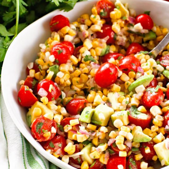 Grilled Corn Salad
