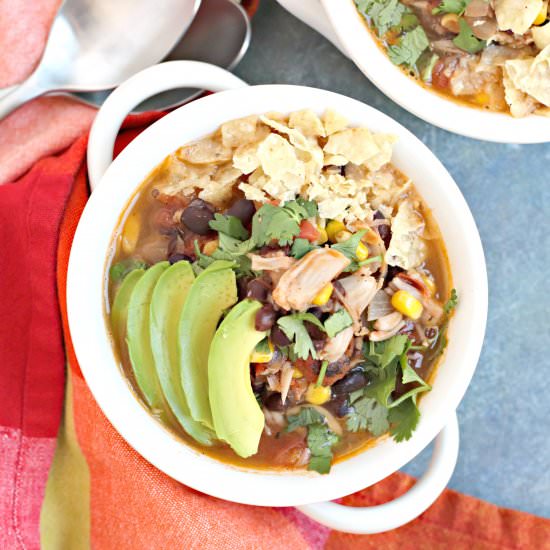 Vegan Taco Soup with Jackfruit