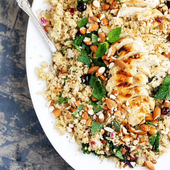 Blueberry Chicken Quinoa Salad