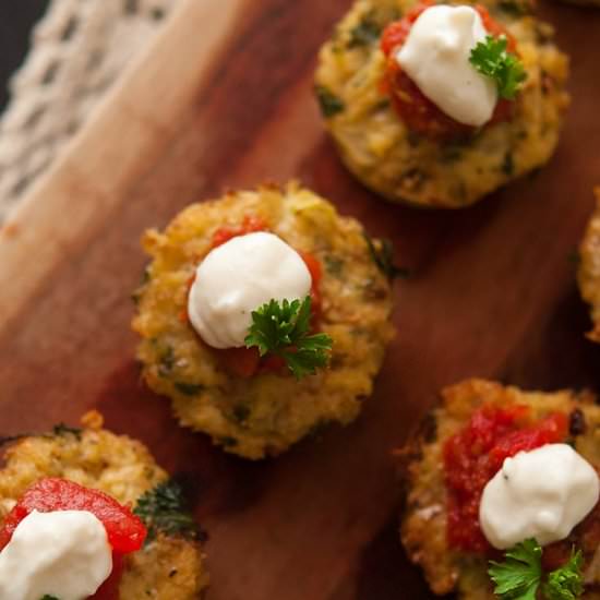 Baked Cauliflower Cakes