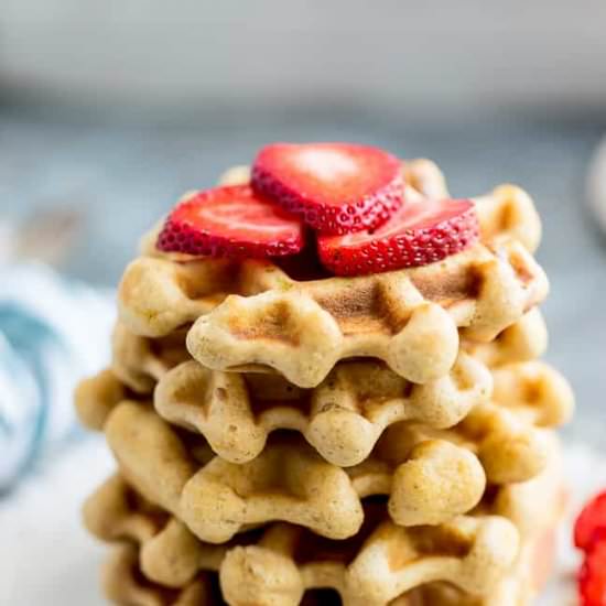 Deliciously fluffy Low Carb Waffles
