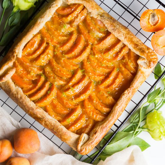 Apricot and Lime Galette