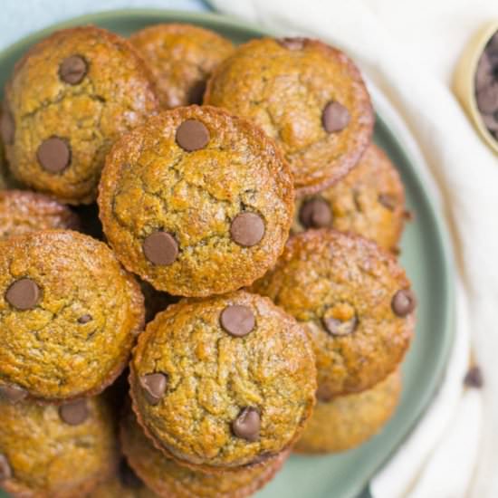 Banana Bread Protein Muffins