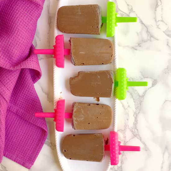 Chocolate Avocado Pudding Pops