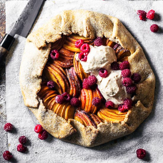 Vegan Summer Fruit Galette