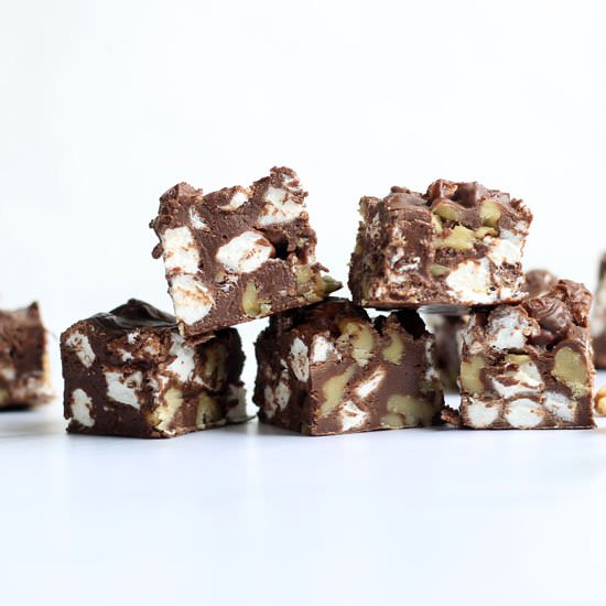 rocky road fudge