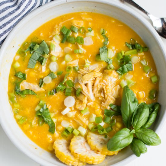 Instant Pot Chicken Corn Chowder