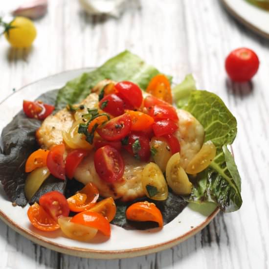 Bruschetta Halloumi