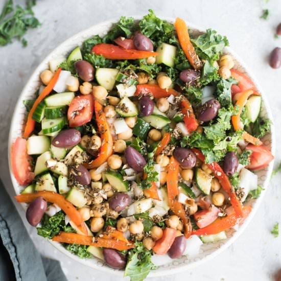 Mediterranean Kale Salad