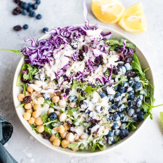 Chickpea Blueberry Salad