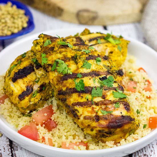Grilled Moroccan Chicken