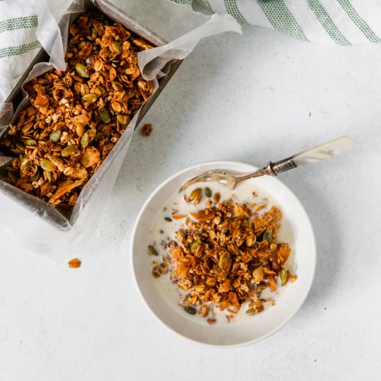 Healthy Granola with Popped Sorghum