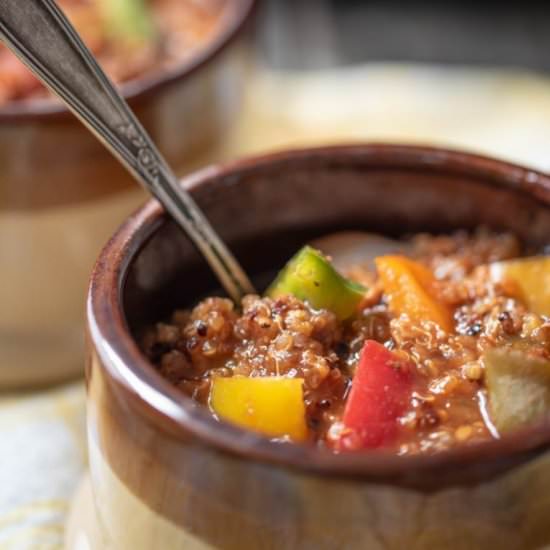 Instant Pot Stuffed Pepper Soup
