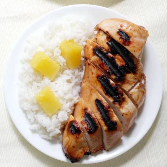 GF/P Grilled Hawaiian Chicken