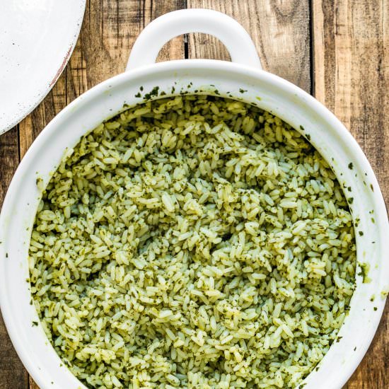 Easy Instant Pot Mexican Green Rice
