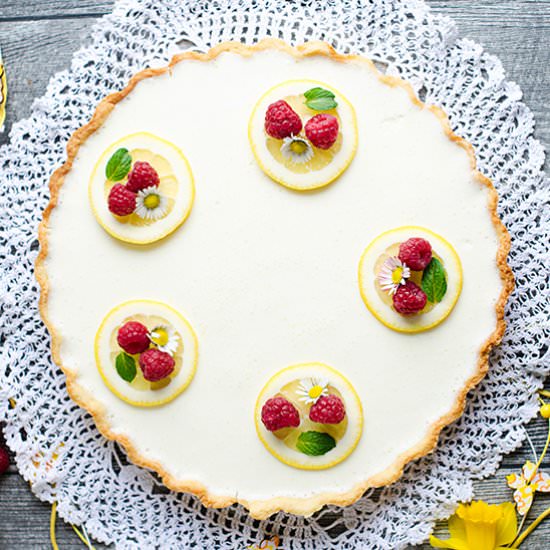 LEMON YOGURT TART