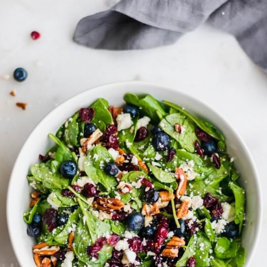 Spinach Blueberry Salad