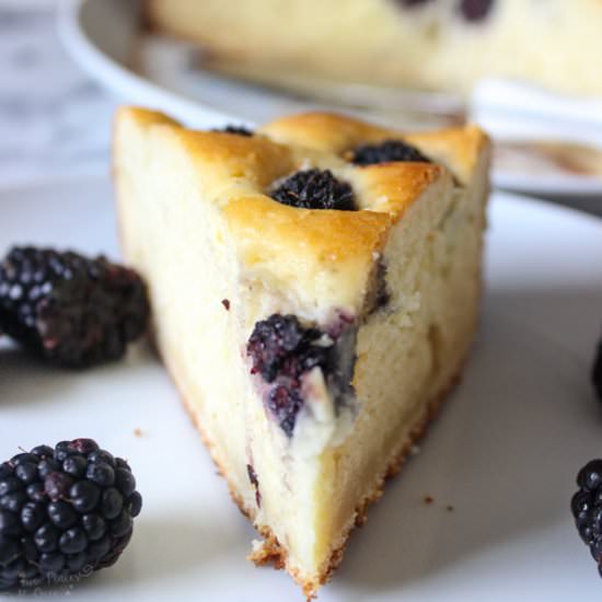 Blackberry Ricotta Cake