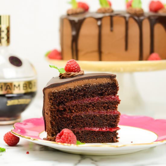 Chocolate Raspberry Cake