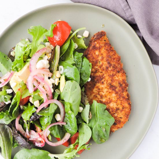 Parmesan Chicken Summer Salad