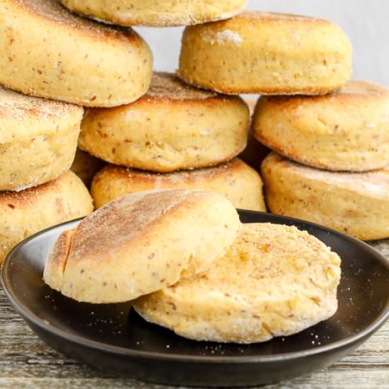 Pumpkin English Muffins