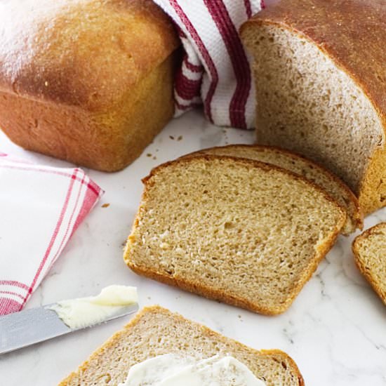 Sprouted Wheat Sandwich Bread