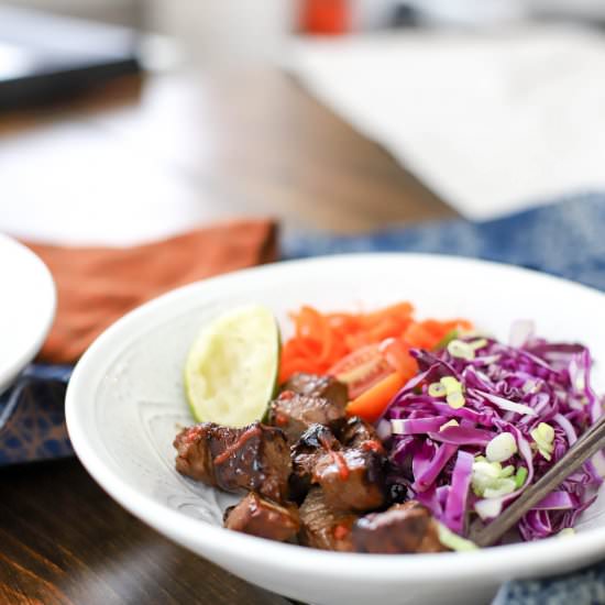 Marinated Thai Steak Bites