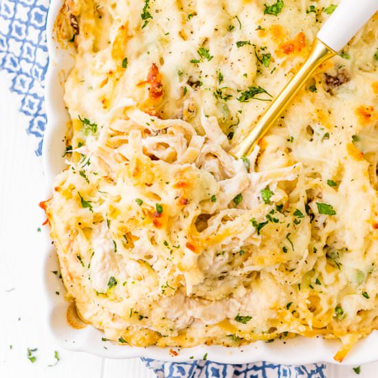 Chicken Tetrazzini Casserole