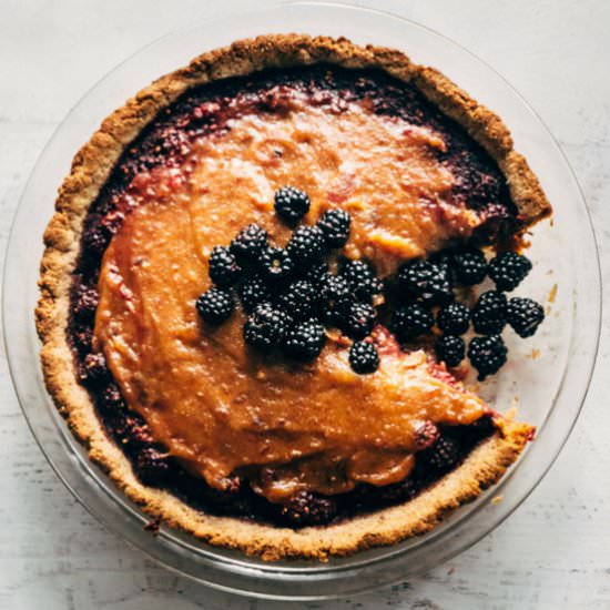 Blackberry Caramel Pie