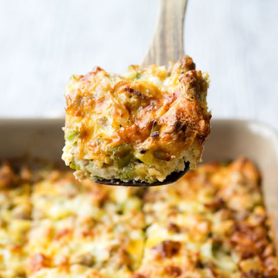 Sausage and Egg Breakfast Casserole