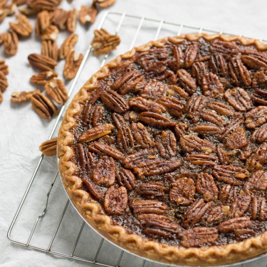 Vintage Southern Pecan Pie