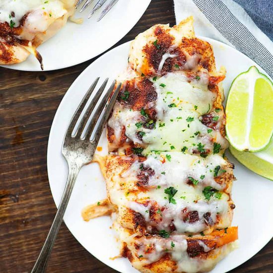 HASSELBACK CHICKEN FAJITAS