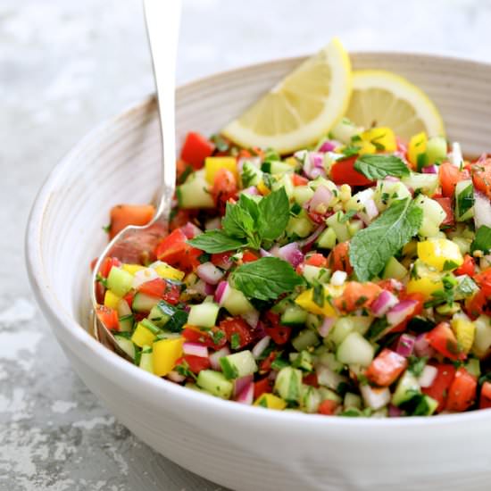 Middle Eastern Vegetable Salad
