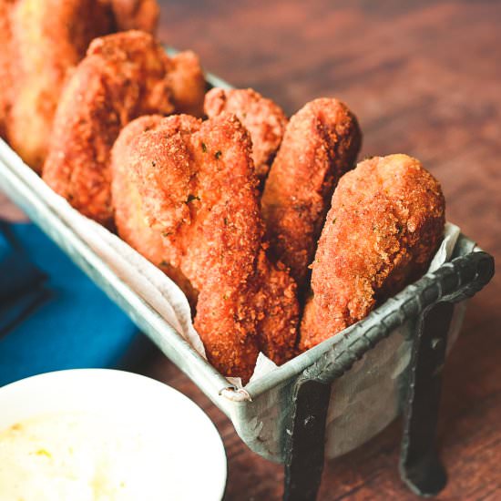 Crispy Fried Red Snapper Fish Stick