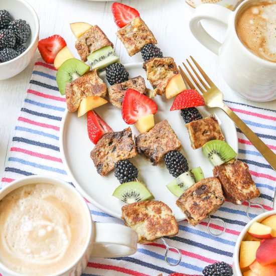 Fruity French Toast Skewers