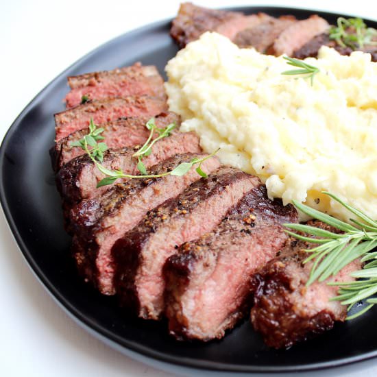 Reverse Seared Steak