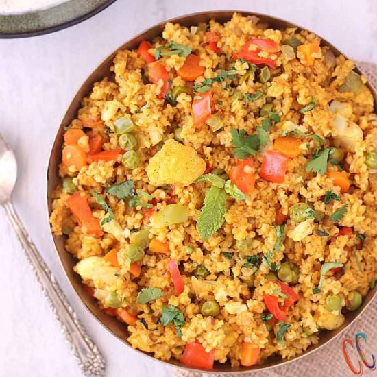 Vegetable Bulgar Pilaf