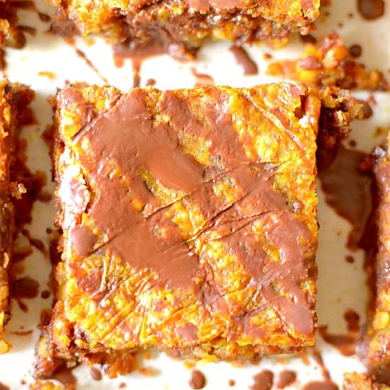 Coconut Pumpkin Breakfast Bars